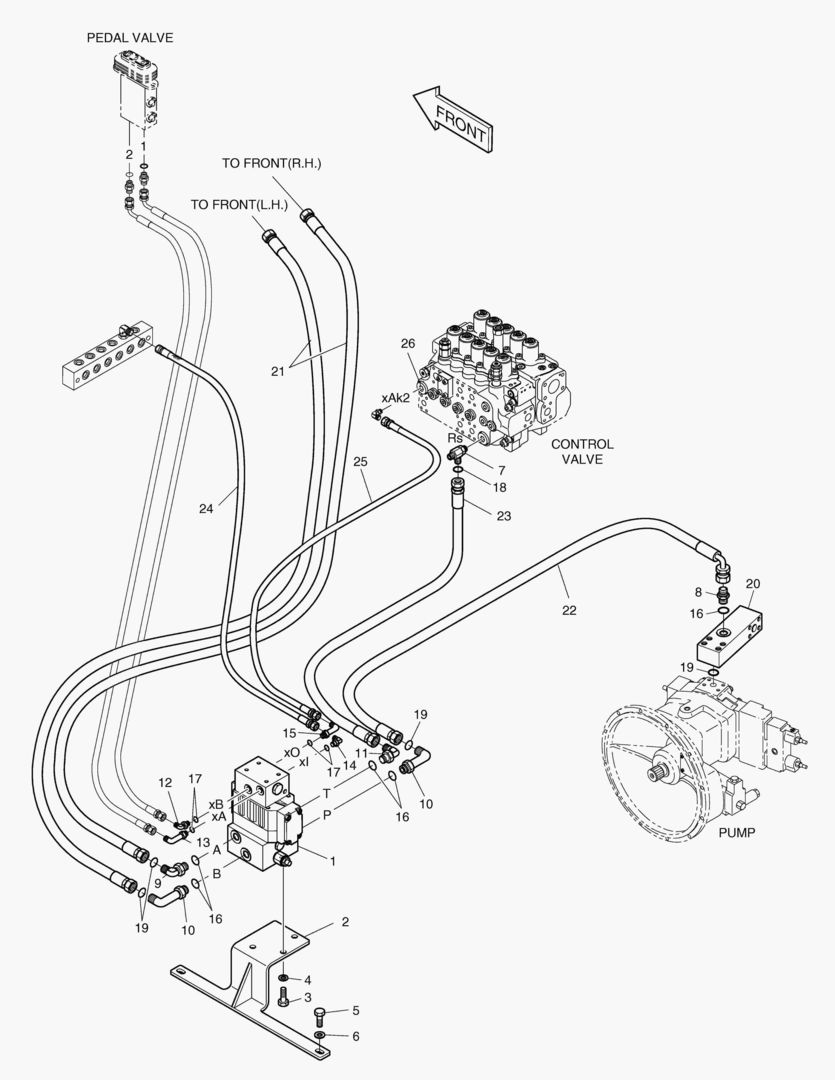 6730 MAIN PIPING-ROTATION & TILTING [1001~1285]