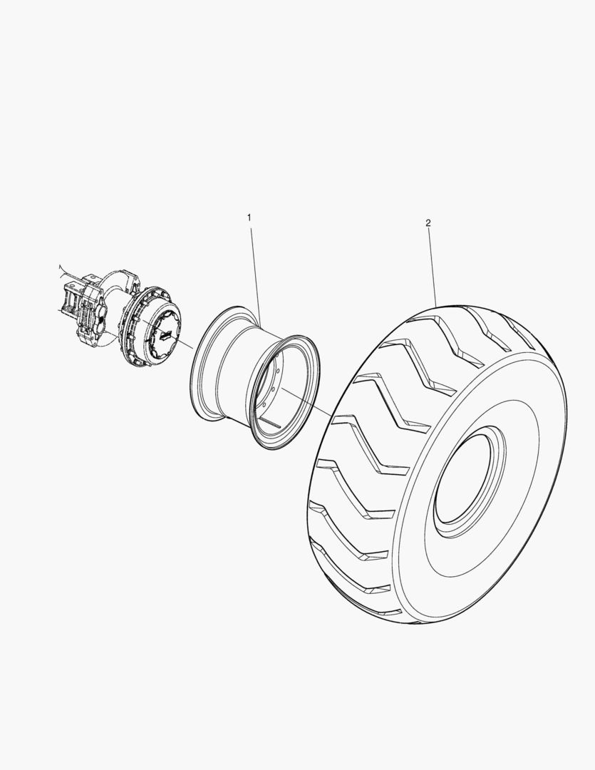 Спецтехника 5290 WHEEL ASS`Yпј€XL TUBELESS TIRESпј‰ - главное фото