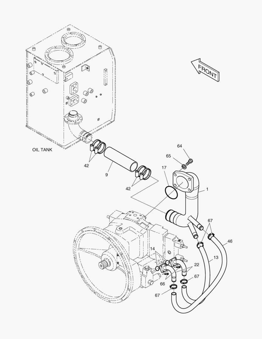 ТУБОПРОВОД МАСЛЯНОГО РАДИАТОРА(2)