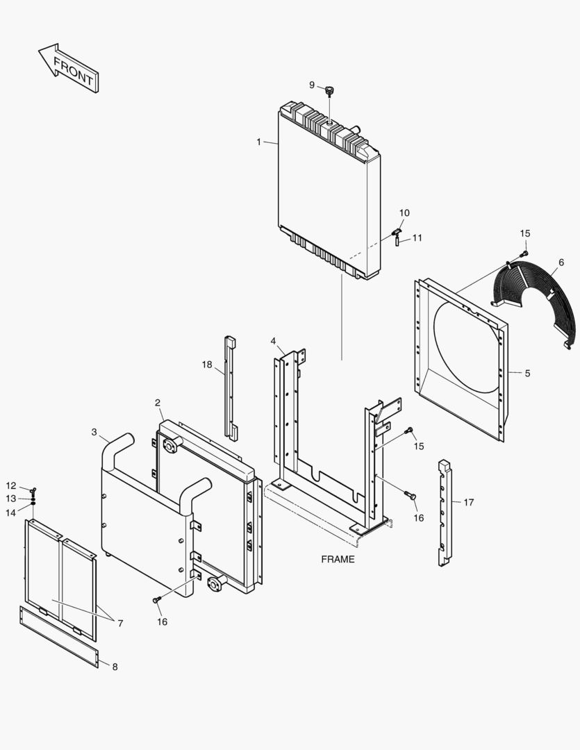 1150 RADIATOR [5001~7986]