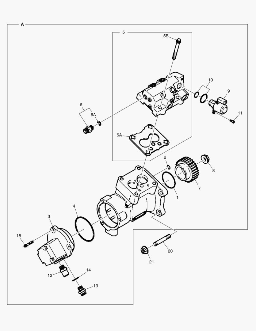 Схема НАСОС ПОДАЧИ