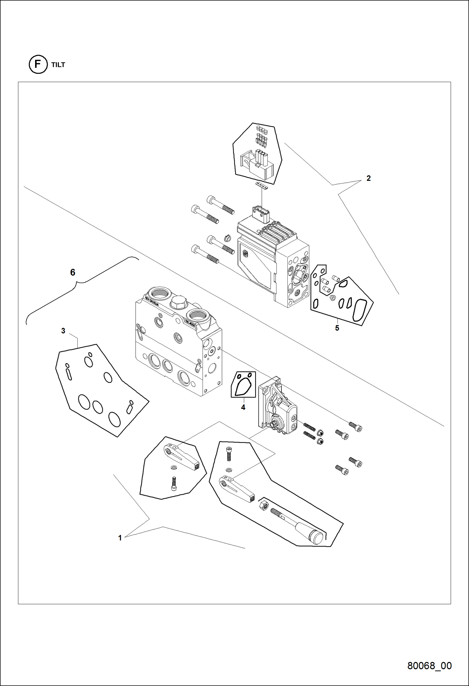 РАСПРЕДЕЛИТЕЛЬНОЕ УСТРОЙСТВО DANFOSS - ЗАПЧАСТИ 6