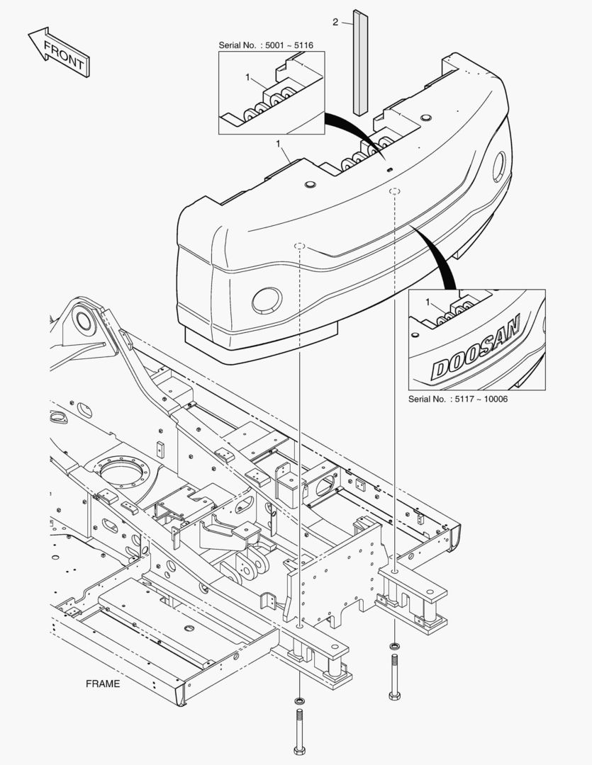 Спецтехника 7090 COUNTER WEIGHT - REMOVAL [5001~10107] - главное фото