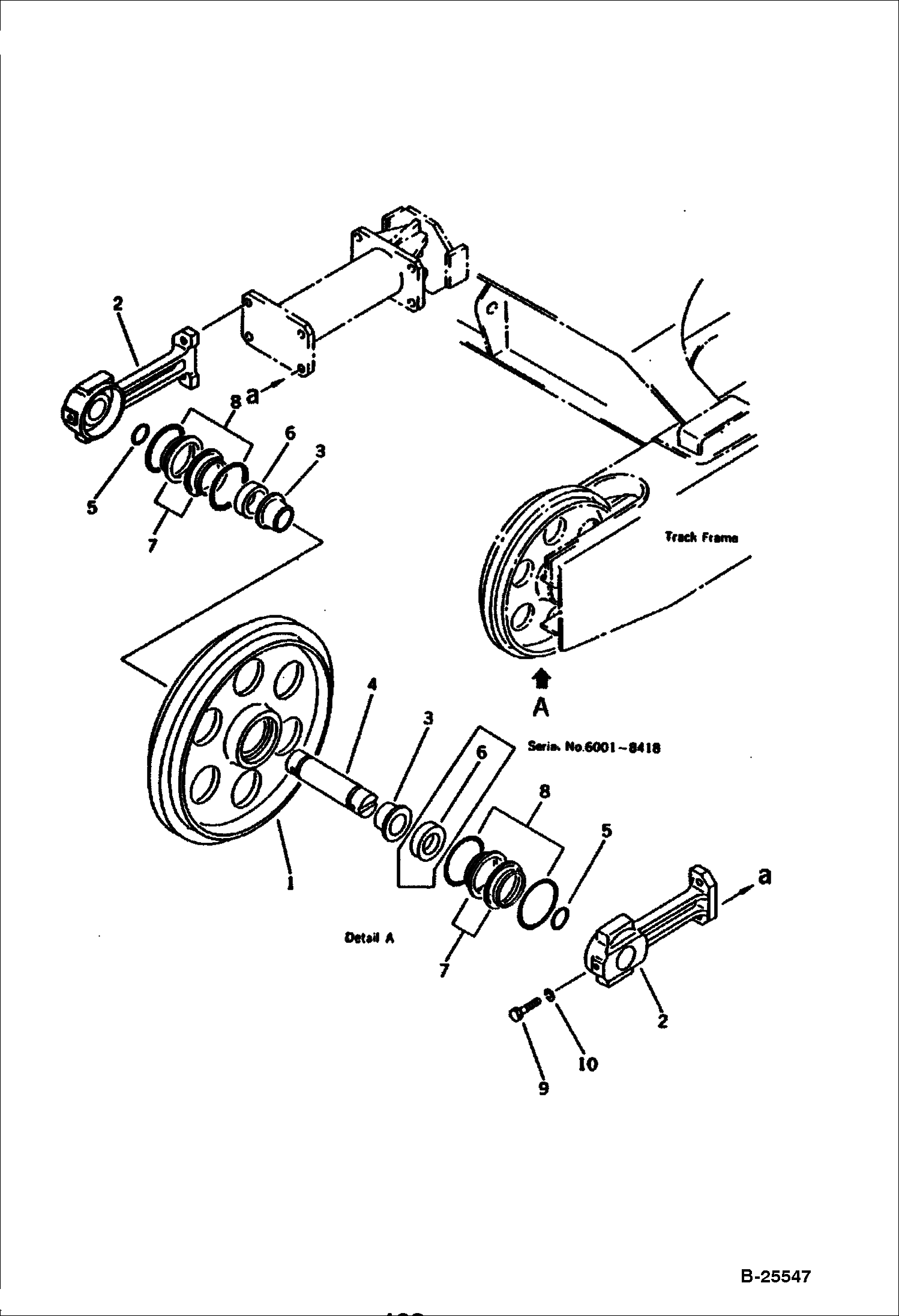 ПЕРЕДНЕЕ НАТЯЖНОЕ КОЛЕСО