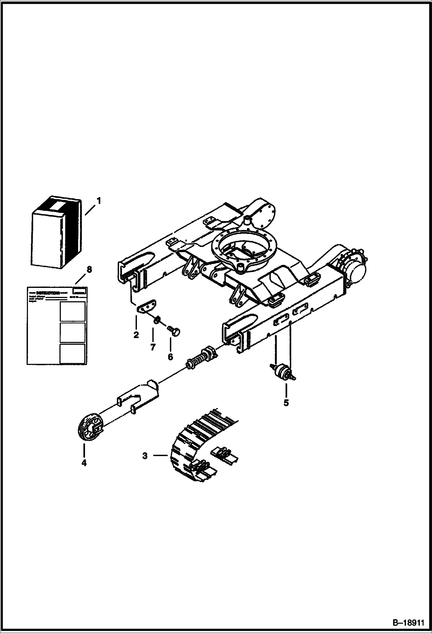 КОМПЛЕКТ ГУСЕНИЦ (ИЗ СТАЛИ)