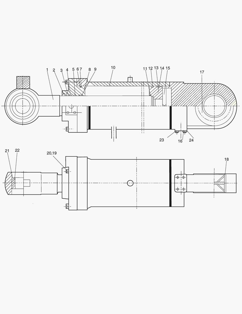 3250 CYLINDER;BUCKET(TY)