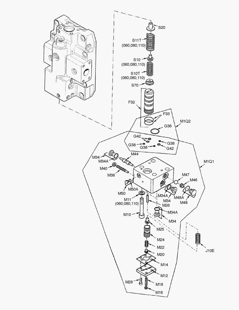 ХОДОВОЙ ГИДРОМОТОР(КОРПУС)