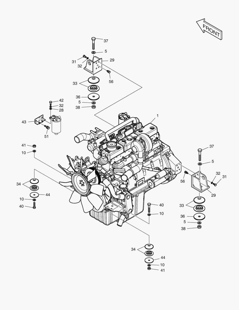 МОНТАЖ ДВИГАТЕЛЯ