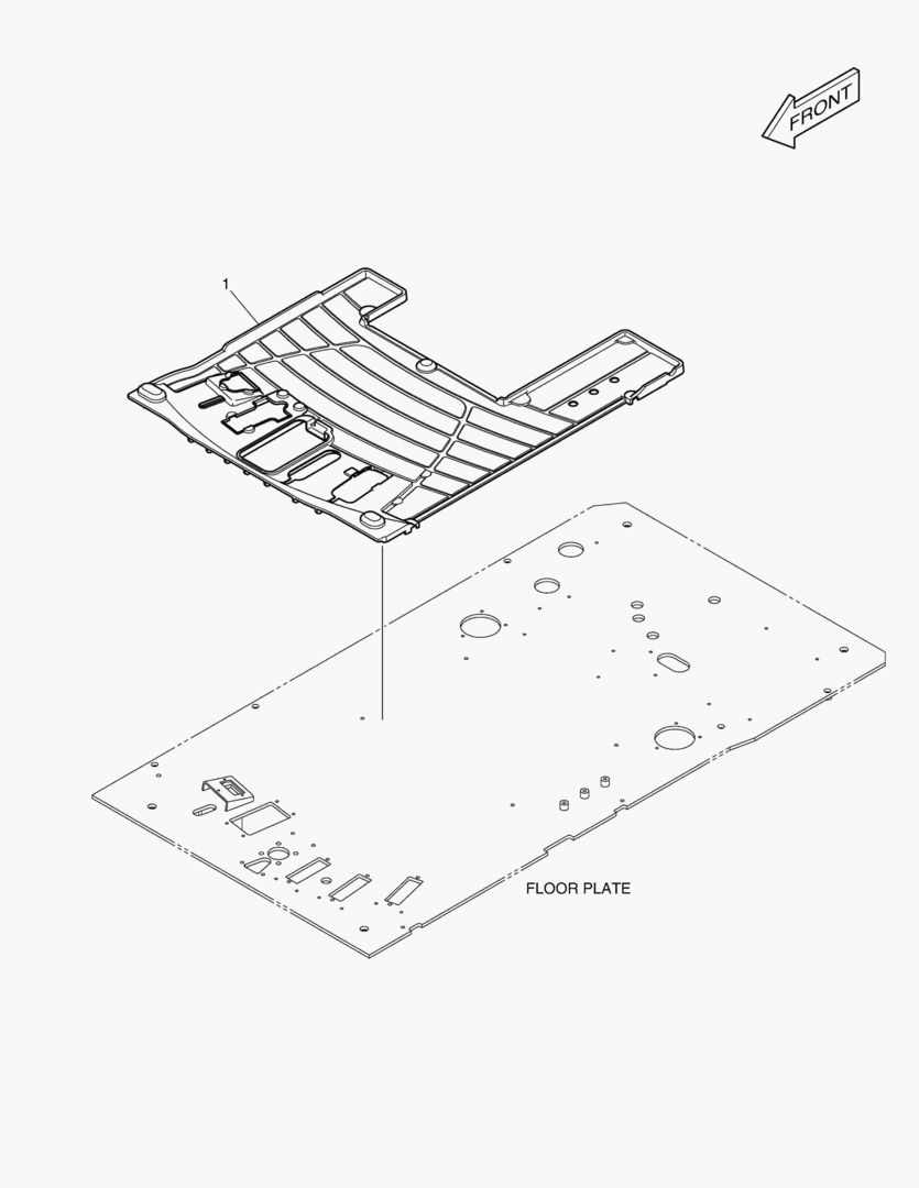 КОВРИК НА ПОЛУ КУЗОВА - 2 ПУТИ + ВРАЩАЮЩИЙСЯ