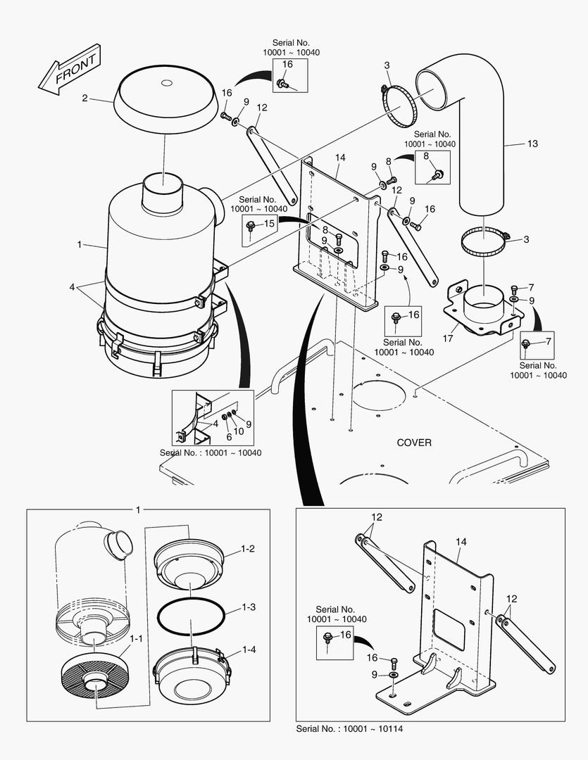 Схема ВОЗДУХООЧИСТИТЕЛЬ - НЕФТЯНАЯ СМАЗКА