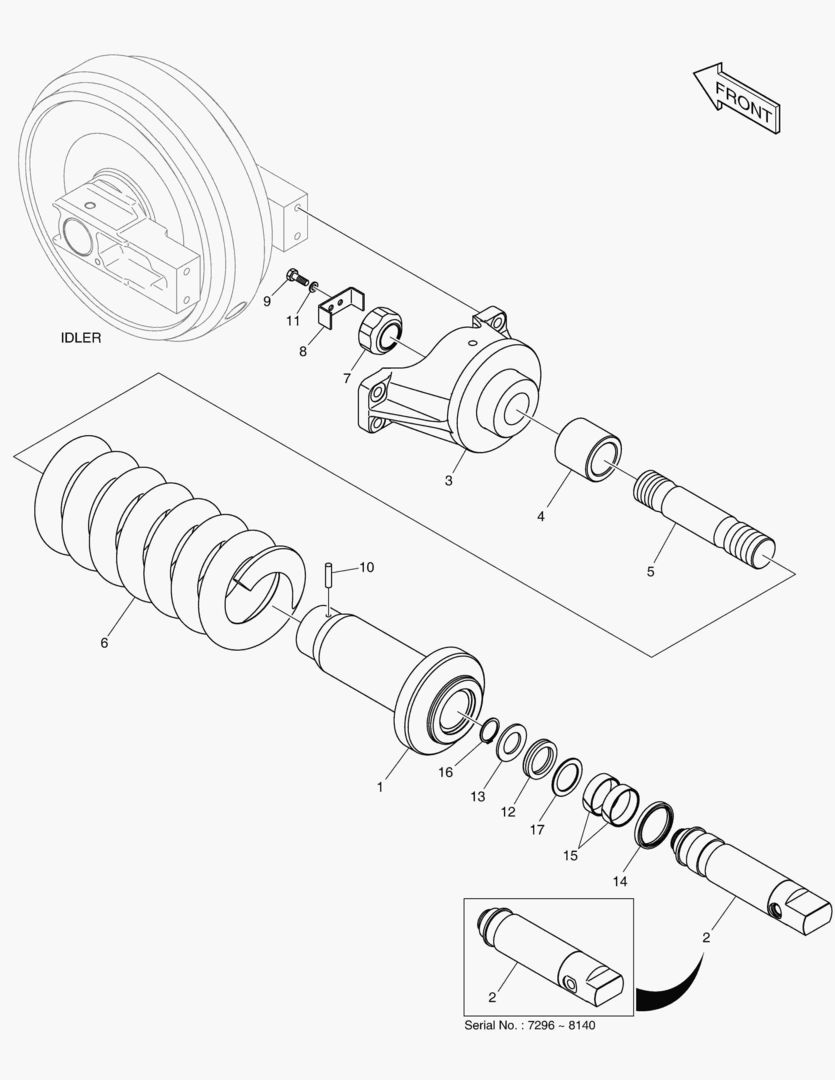 2131 TRACK SPRING [7296~]