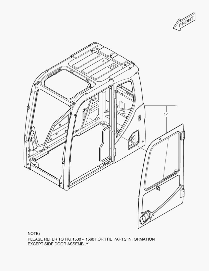 7060 CABIN - ROPS(NA)