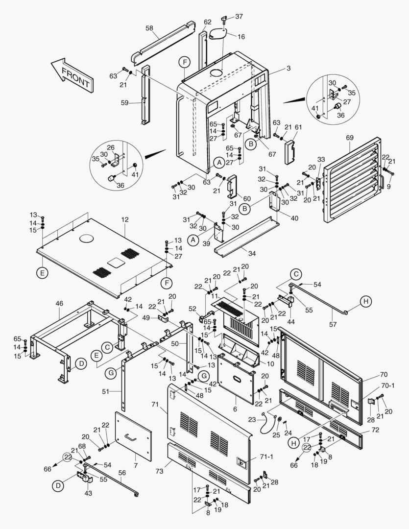 КРЫША НАД СИДЕНЬЕМ ВОДИТЕЛЯ В СБОРЕ-В ТРОПИЧЕСКИХ УСЛОВИЯХ ОПЦИЯ
