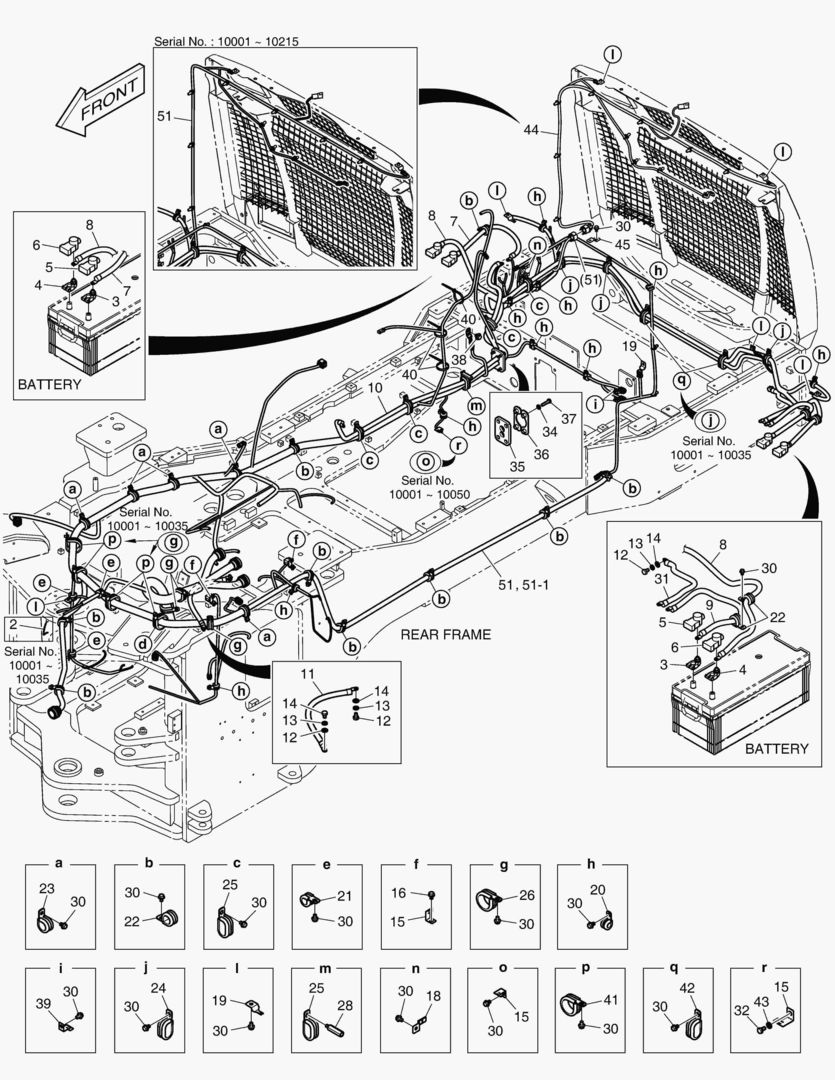 1660 ELECTRIC PARTS - WIRING [10001~10357]