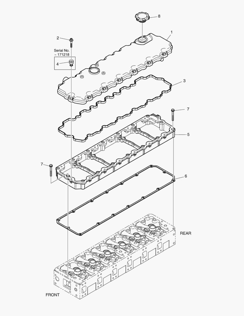КРЫШКА ГОЛОВКИ ЦИЛИНДРА
