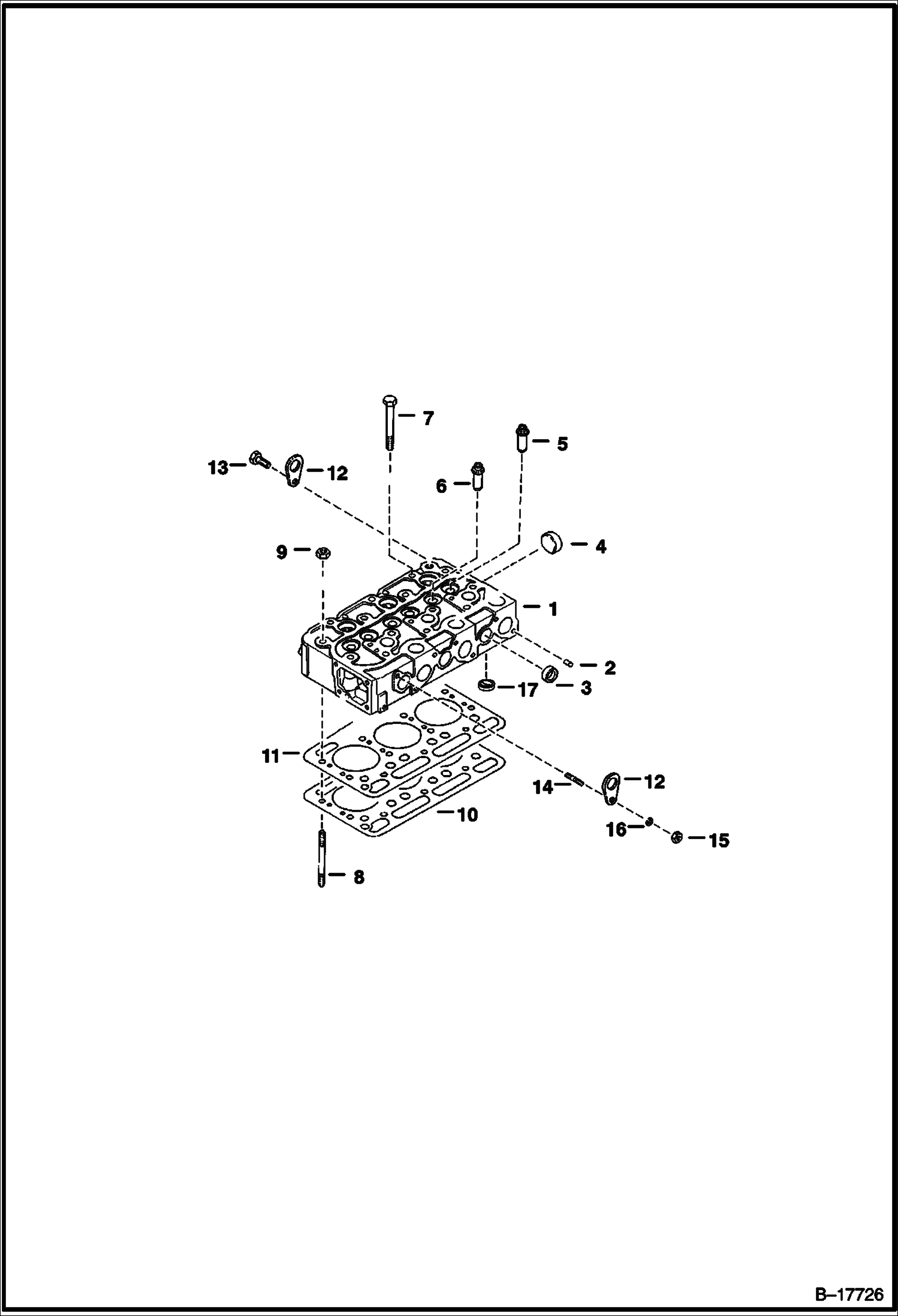 Схема ГОЛОВКА БЛОКА ЦИЛИНДРОВ