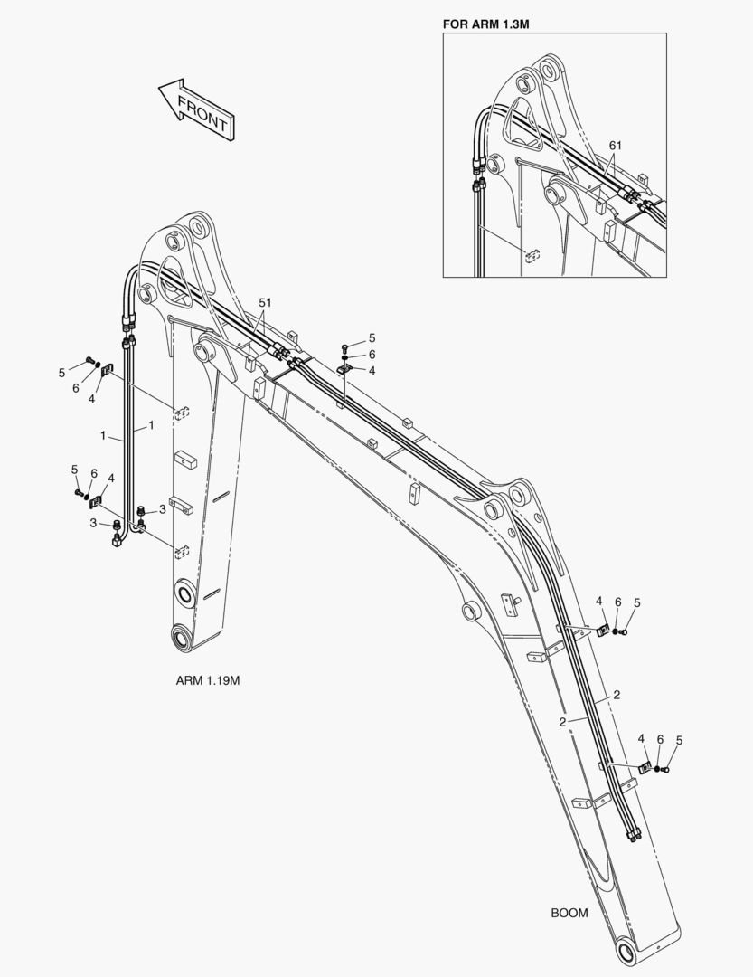ПЕРЕДНИЙ ТРУБОПРОВОД - БЫСТРОУСТАНАВЛИВАЕМЫЙ ФИКСАТОР