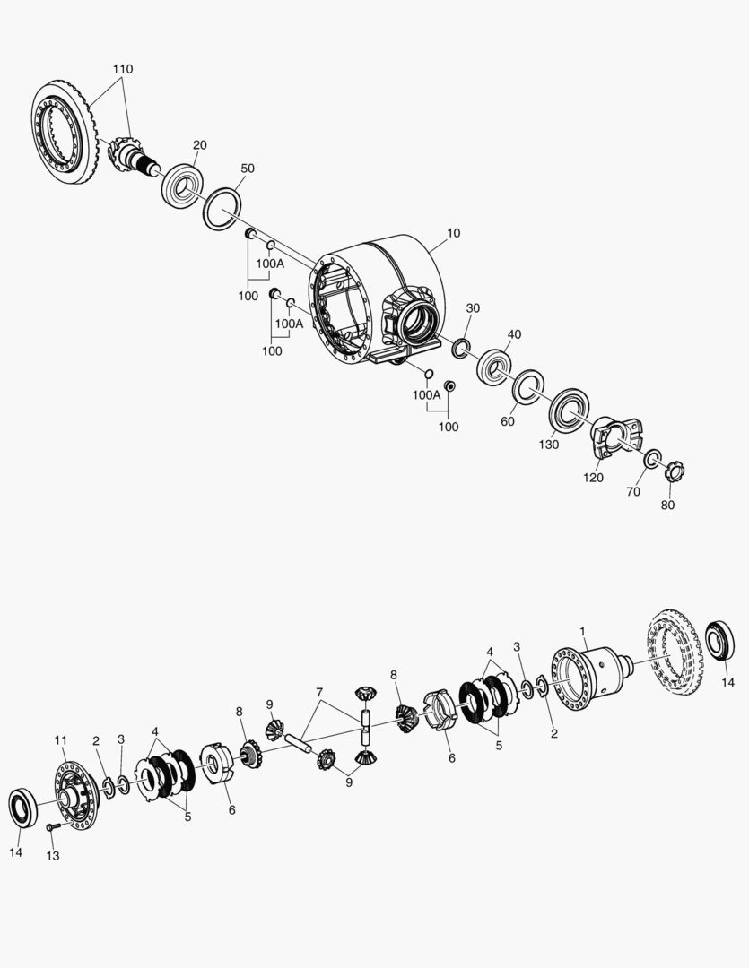 Спецтехника 3331 DIFFERENTIAL - FRONT AXLE [10013~] - главное фото