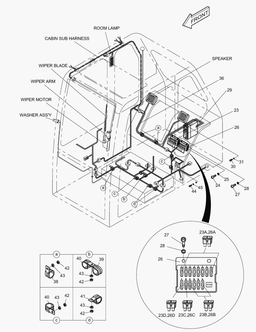 ЭЛЕКТРИЧЕСКИЕ ЗАПЧАСТИ(4)-КАБИНА