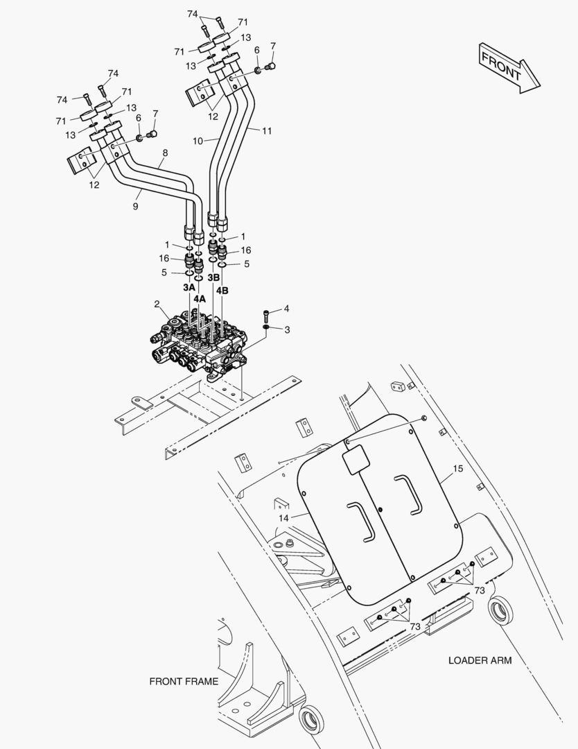 РЕКУЛИРУЮЩИЙ КЛАПАН ТРУБОПРОВОДА - 4 КАТУШКИ