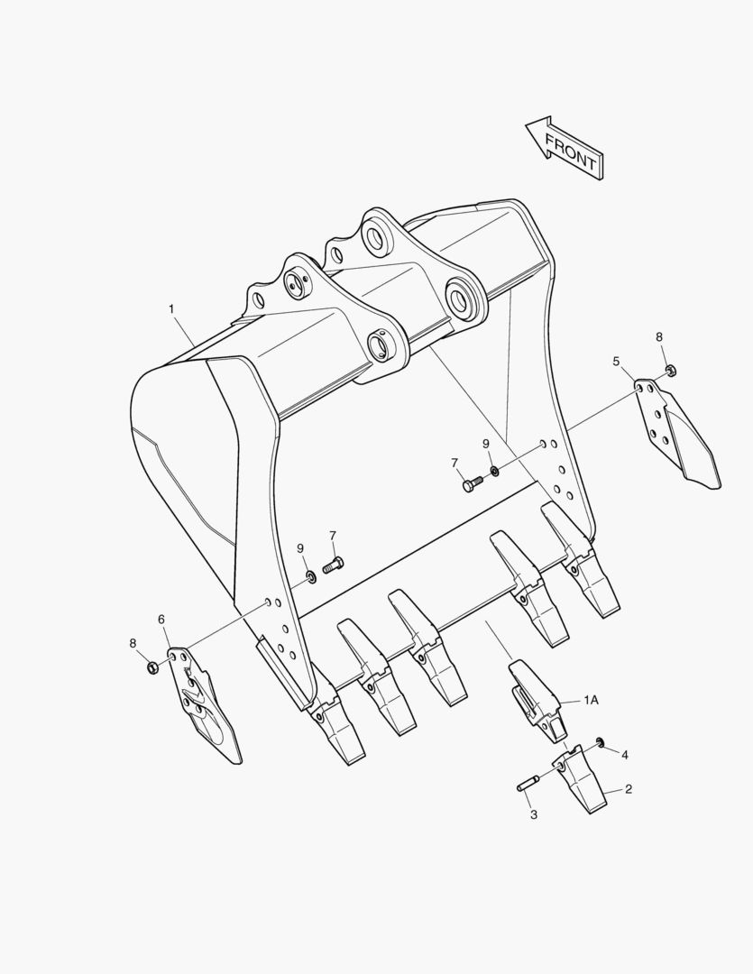 6660 BUCKET ASS`Y - 1.28mВі