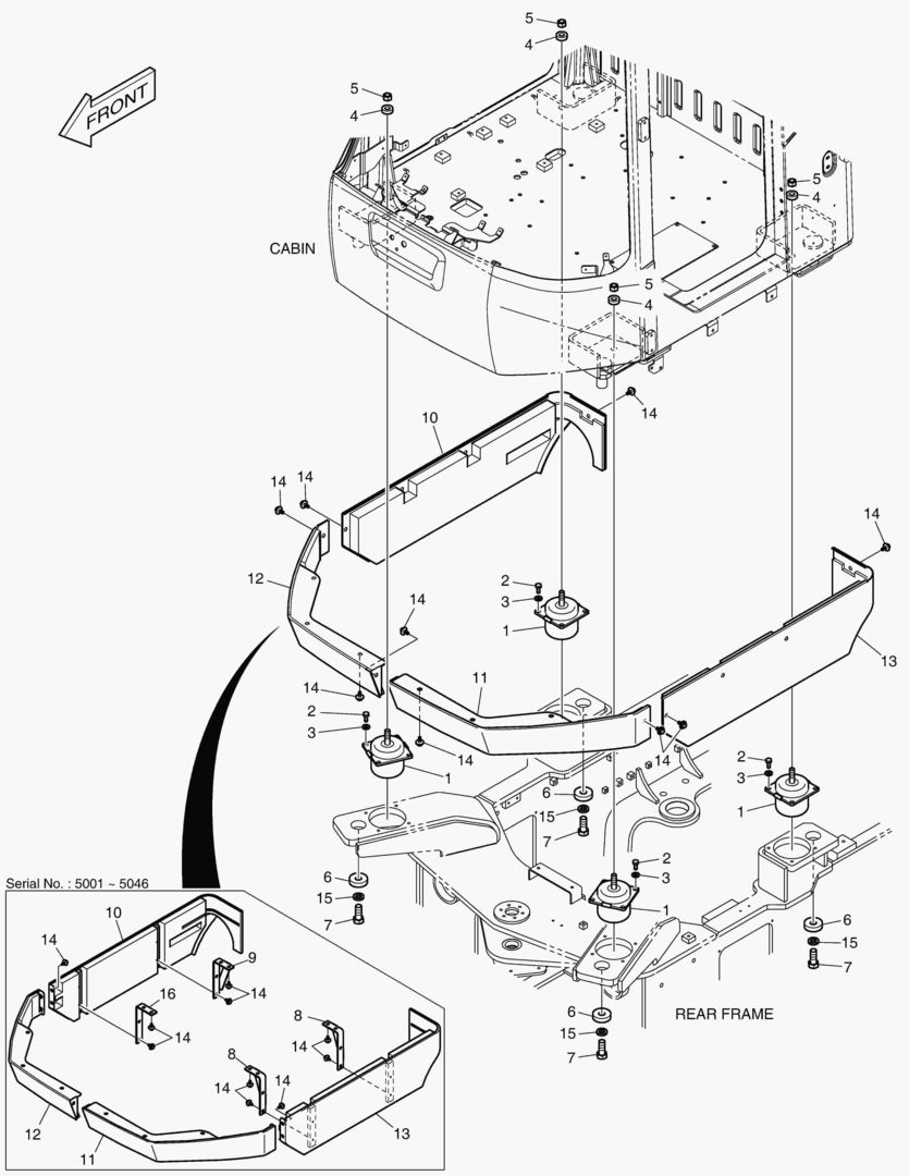 УСТАНОВКА КАБИНЫ