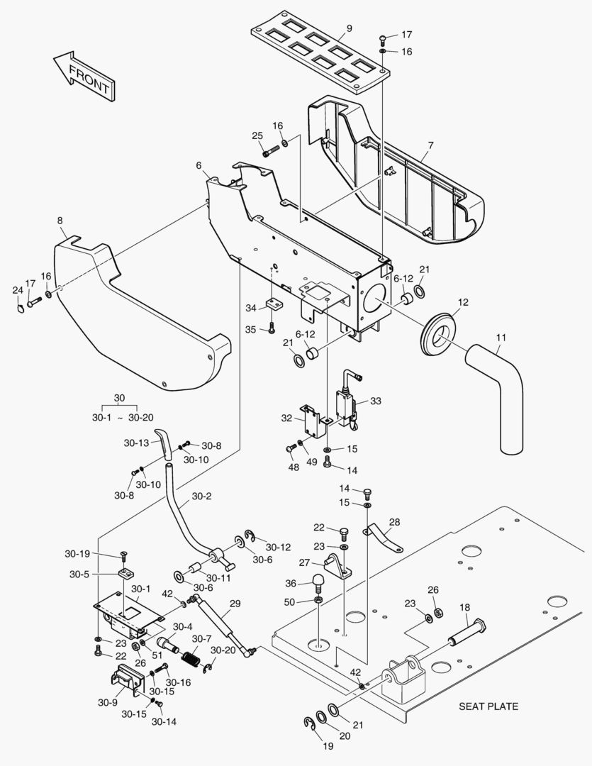 1391 CONTROL STAND-L.H [20161~]