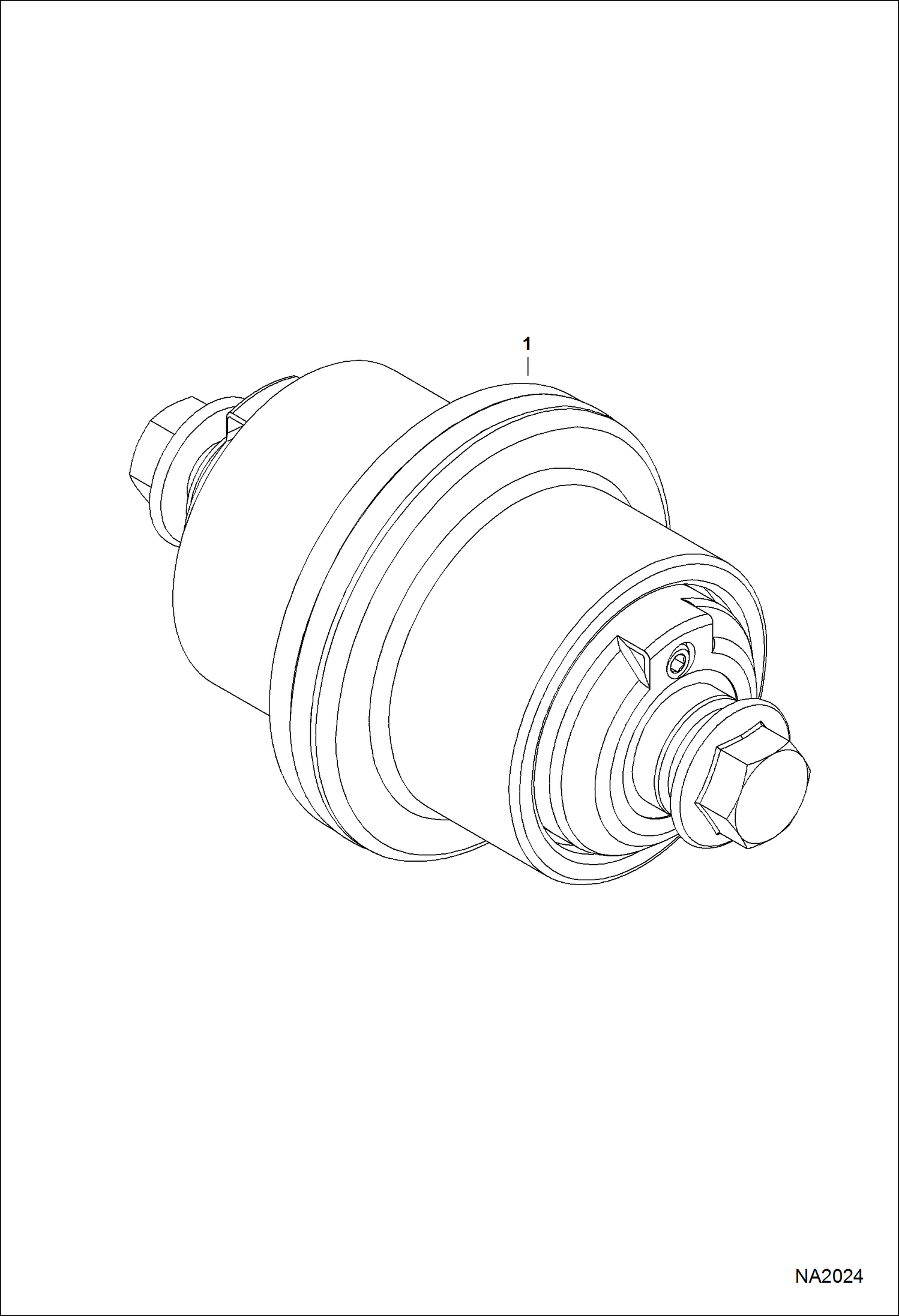 Схема РОЛИК ГУСЕНИЦЫ (НИЖНЯЯ ЧАСТЬ)