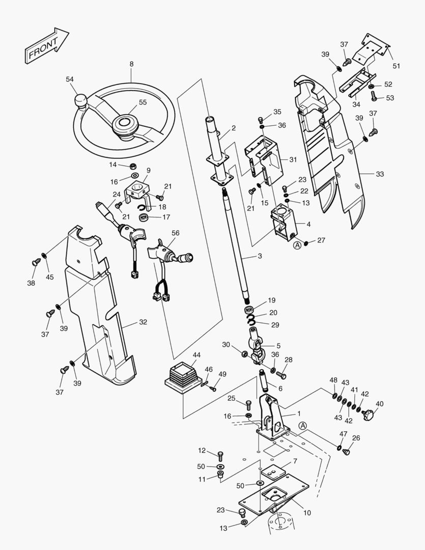РУЛЕВАЯ КОЛОНКА В СБОРЕ