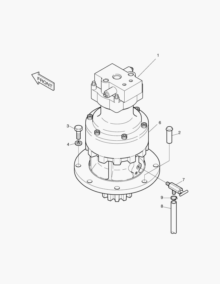 1131 SWING DEVICE-WITH PARKING BRAKE [253~]