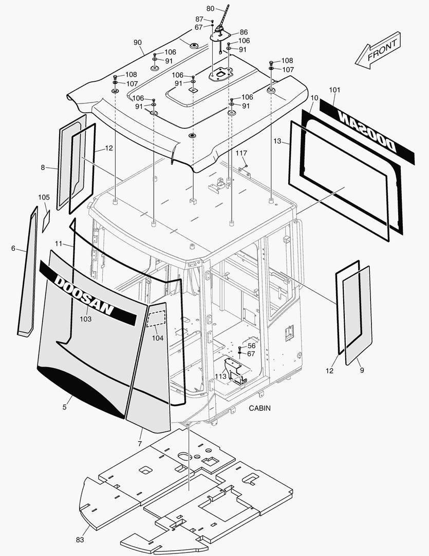 5940 CABIN(6) - GLASS