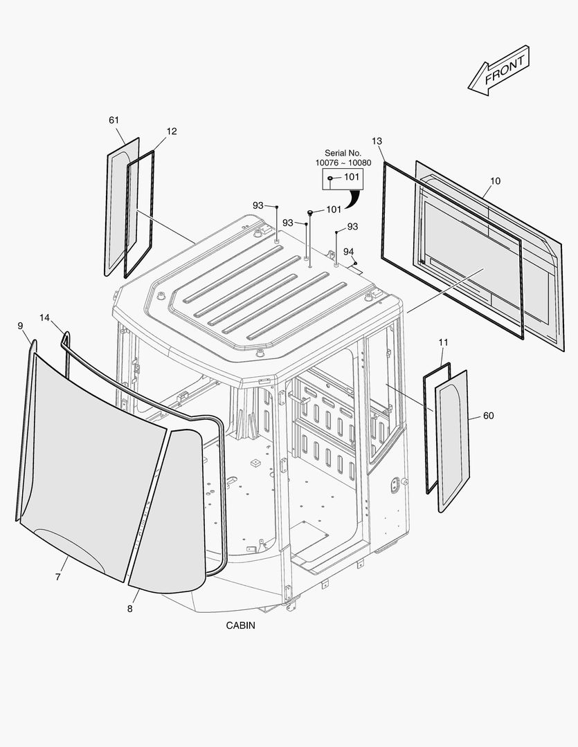 КАБИНА(5) - СТЕКЛО