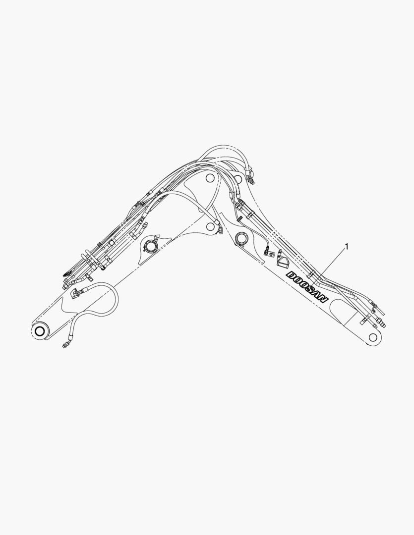 ПРЕДУПРЕЖДАЮЩАЯ ТАБЛИЧКА - ШАРНИРНАЯ СТРЕЛА