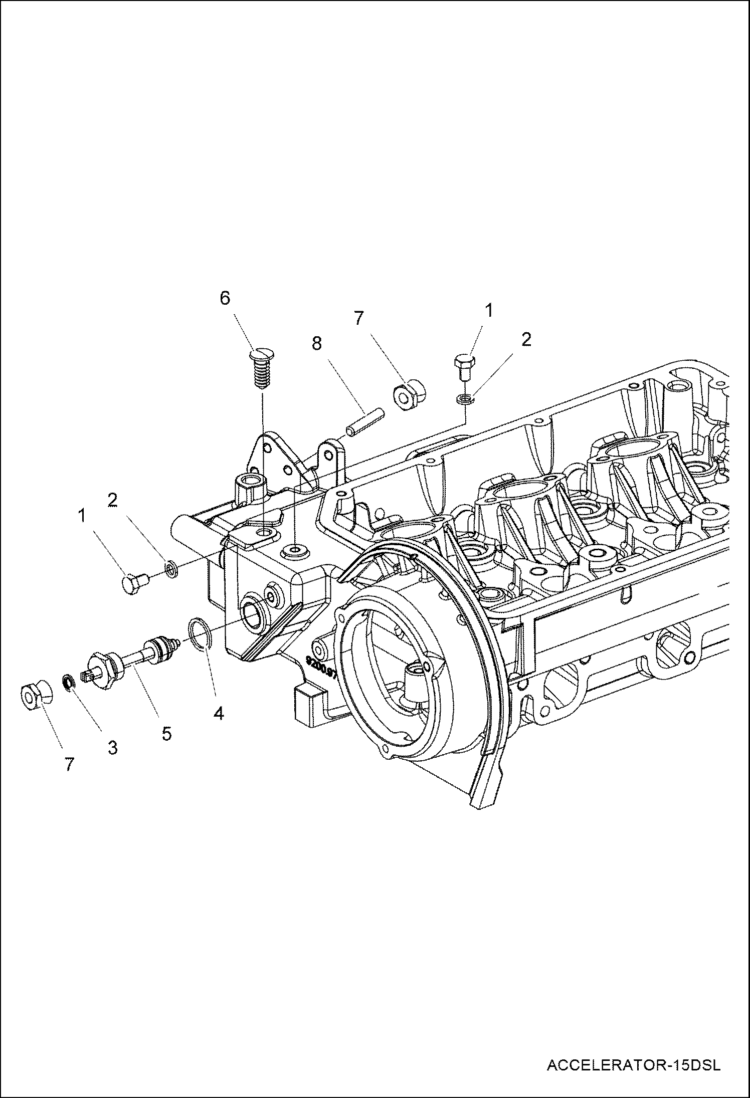 ДВИГАТЕЛЬ, УСТРОЙСТВО УПРАВЛЕНИЯ АКСЕЛЕРАТОРА