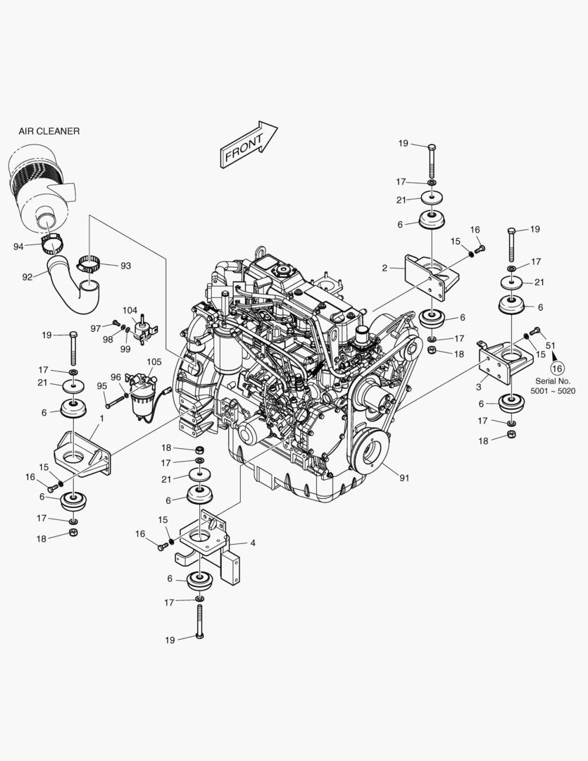 МОНТАЖ ДВИГАТЕЛЯ