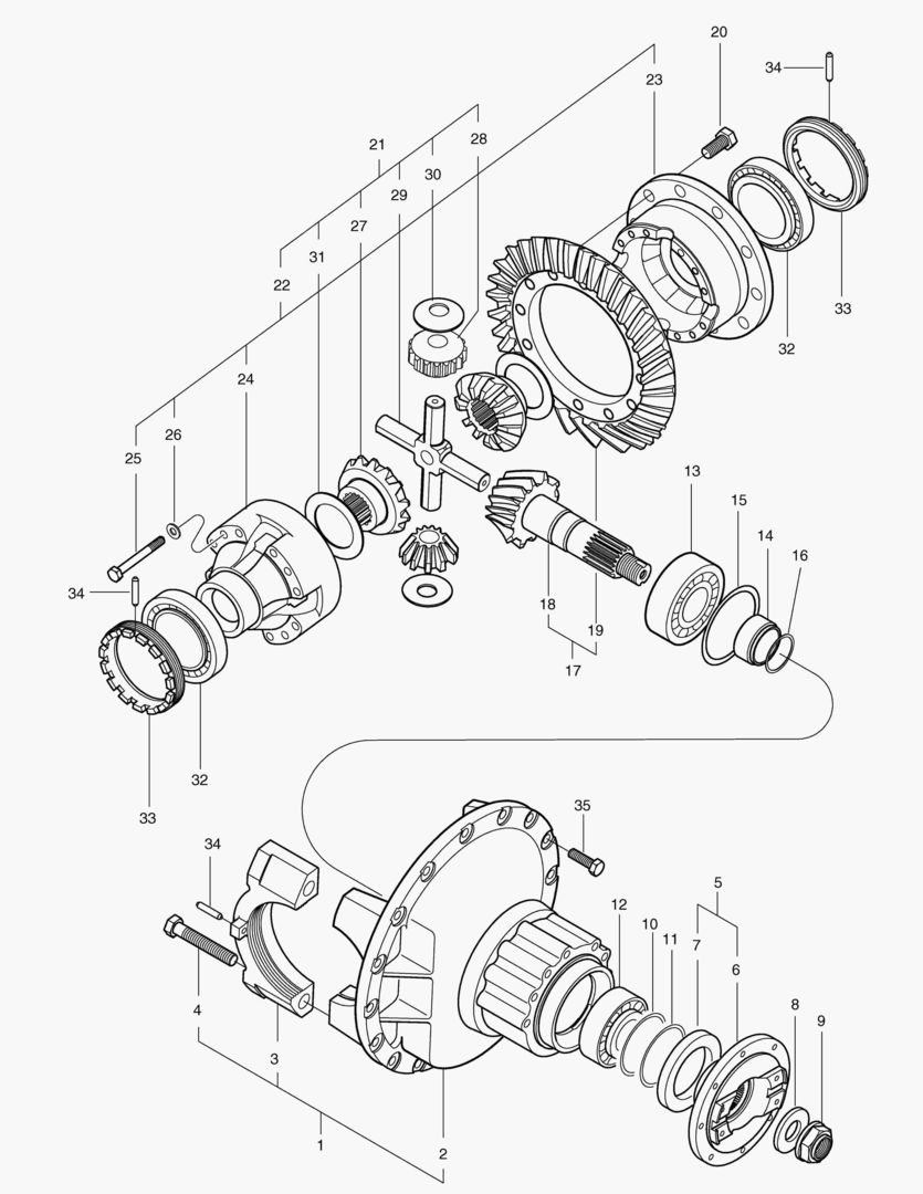 ПЕРЕДНИИ ШЕСТЕРНИ ДИФФЕРЕНЦИАЛА