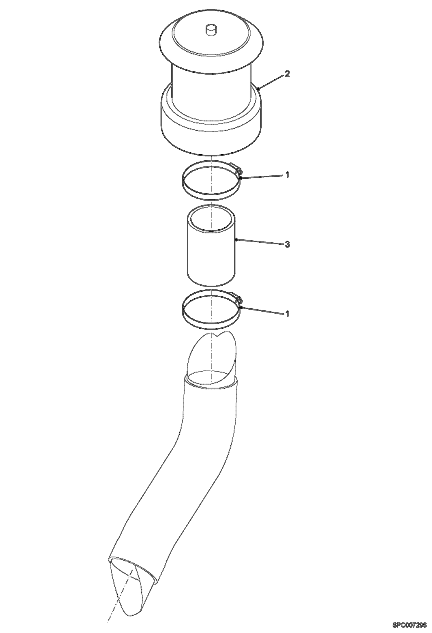 УСТРОЙСТВО ПРЕДВАРИТЕЛЬНОЙ ОЧИСТКИ ВОЗДУХА (ОПЦИЯ) 2