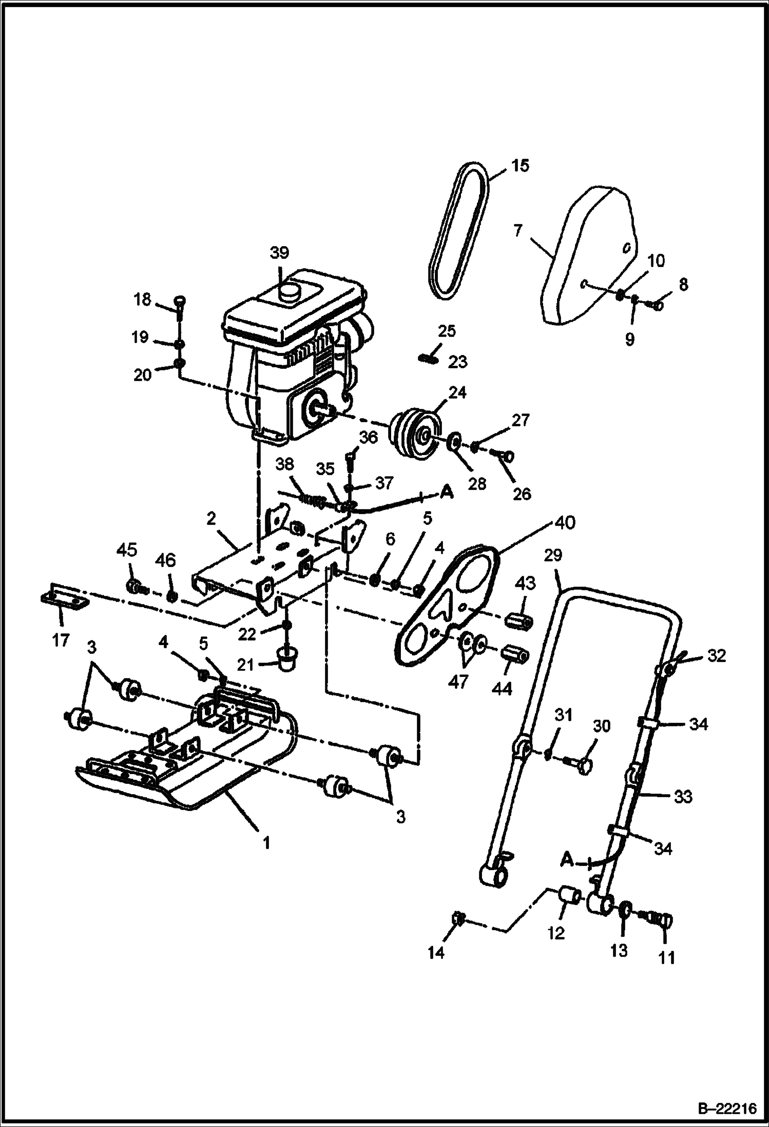 РАМА ШАССИ (ВИБРАЦИЯ, ДВИГАТЕЛЬ И УСТРОЙСТВА УПРАВЛЕНИЯ)
