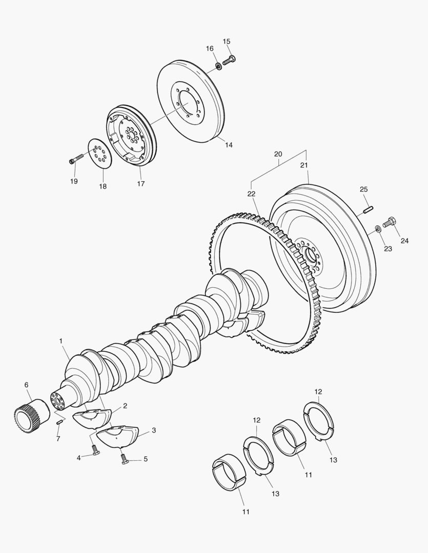 015 CRANK SHAFT ASS`Y