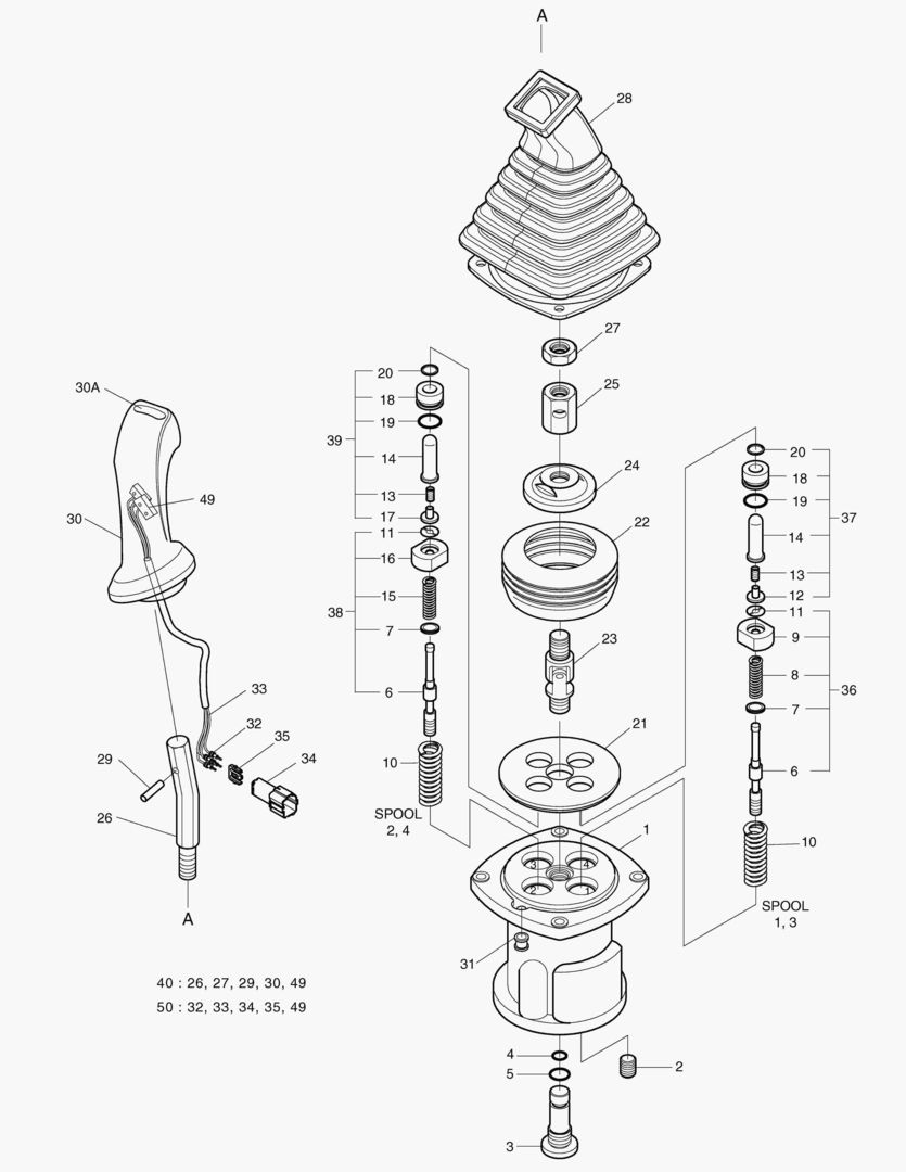 4190 REMOTE CONTROL VALVE [1001~1698]
