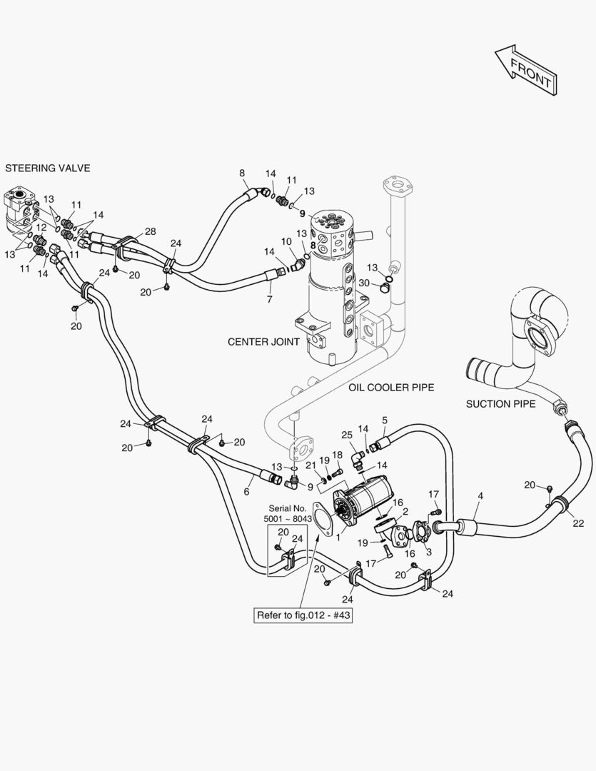 ПАТРУБКИ РУЛЕВОГО УПРАВЛЕНИЯ