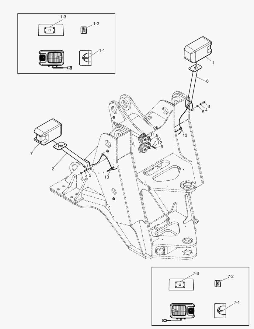 ЭЛЕКТРИЧЕСКИЕ ЗАПЧАСТИ(5) - ПЕРЕДНЯЯ РАМА