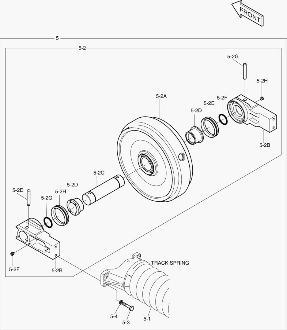 2125 IDLER - DX140LCA