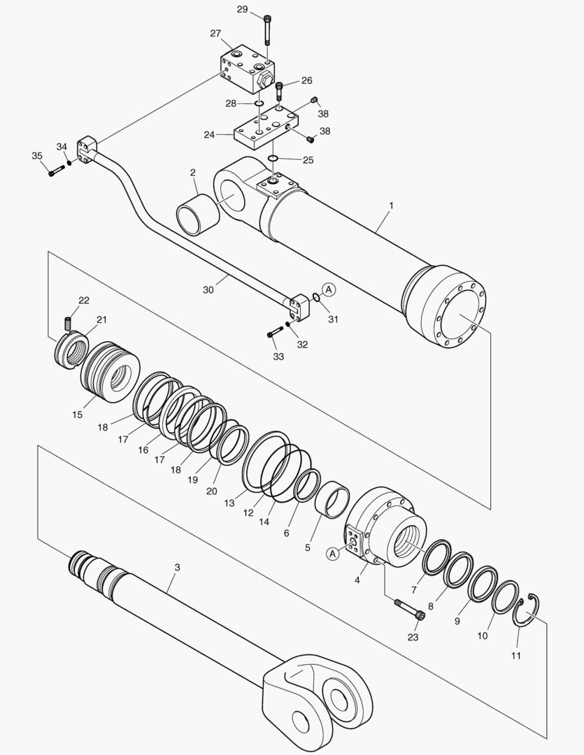 ДЕМОНТАЖ ЦИЛИНДРА ПРОТИВОВЕСА