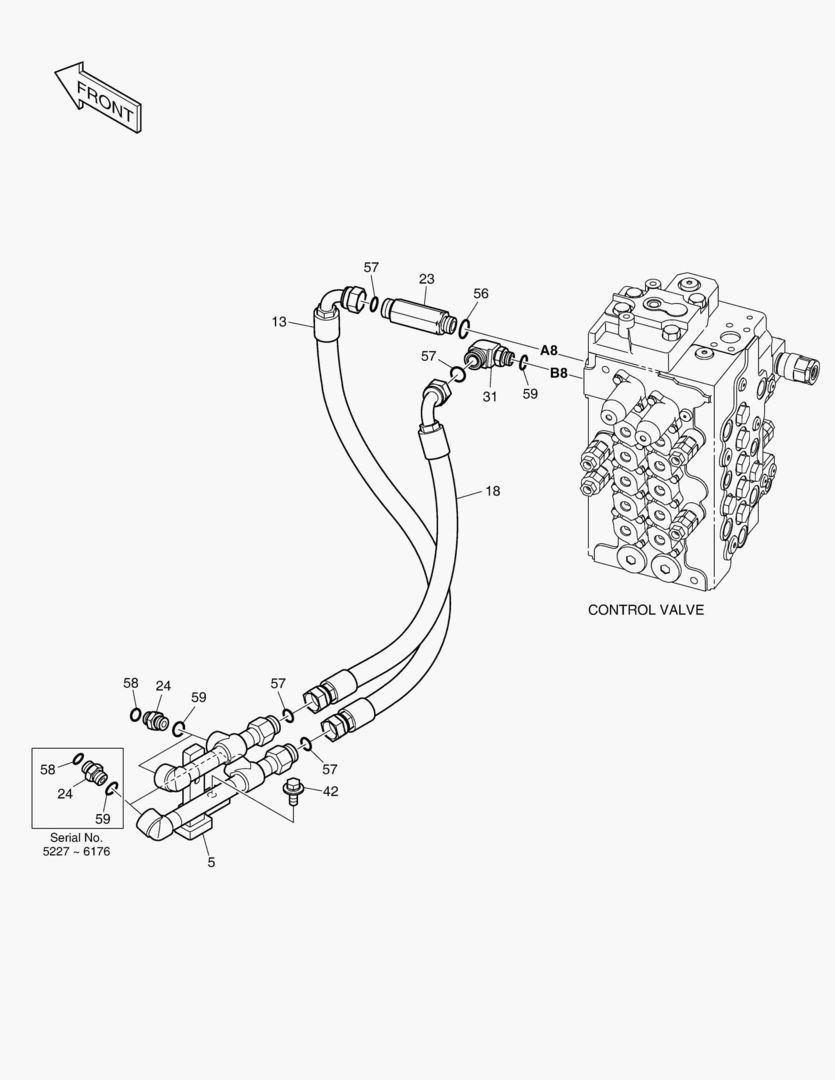 1261 MAIN PIPING(2) - BOOM [5227~]