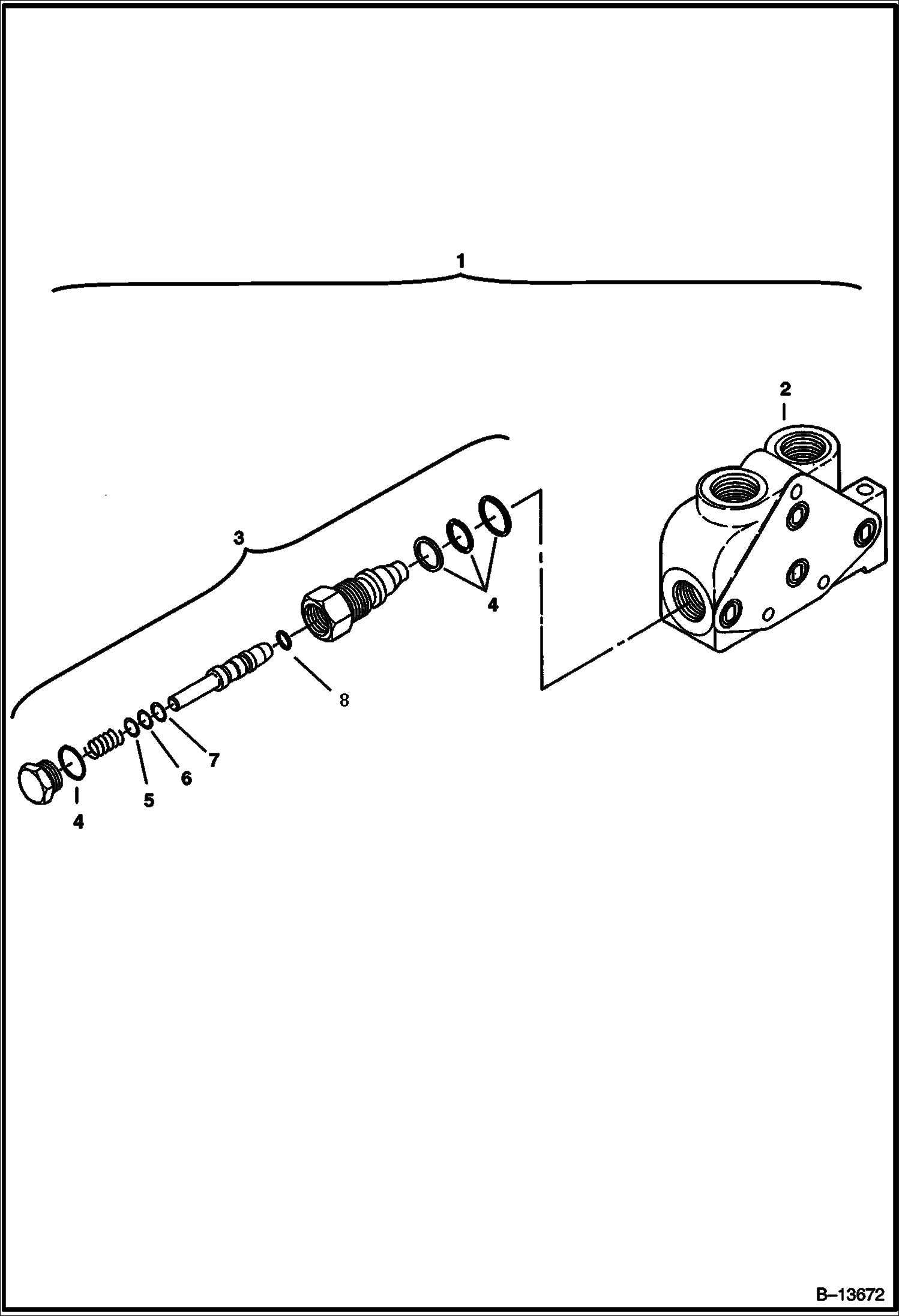 ТОРЦЕВАЯ КРЫШКА (6 ЗОЛОТНИКОВЫЙ КЛАПАН С 1 ПРЕДОХРАНИТЕЛЬНЫМ КЛАПАНОМ) (СЕРИЙНЫЙ НОМЕР 5008912001-508912380)