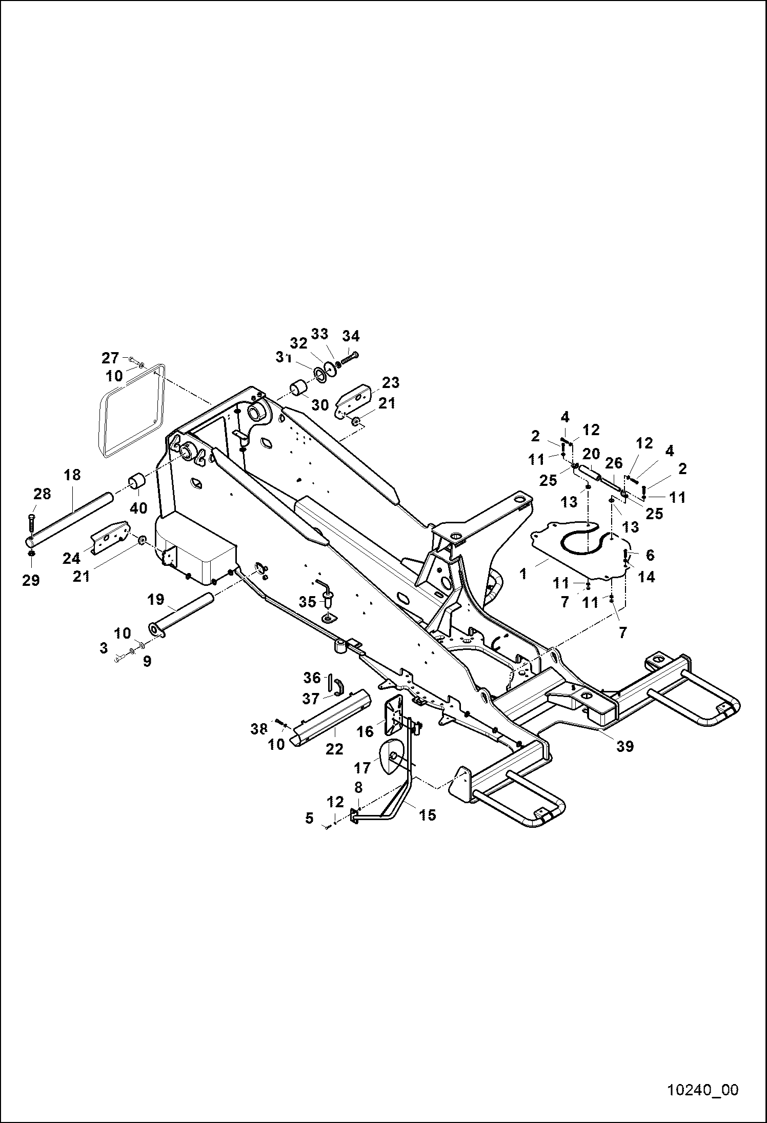 ВЕРХНЕЕ ШАССИ С КРЫШКОЙ И КРОНШТЕЙНЫ