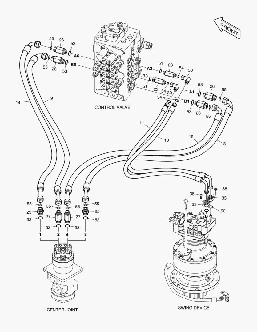 1290 MAIN PIPING(3) - SWING & TRAVEL