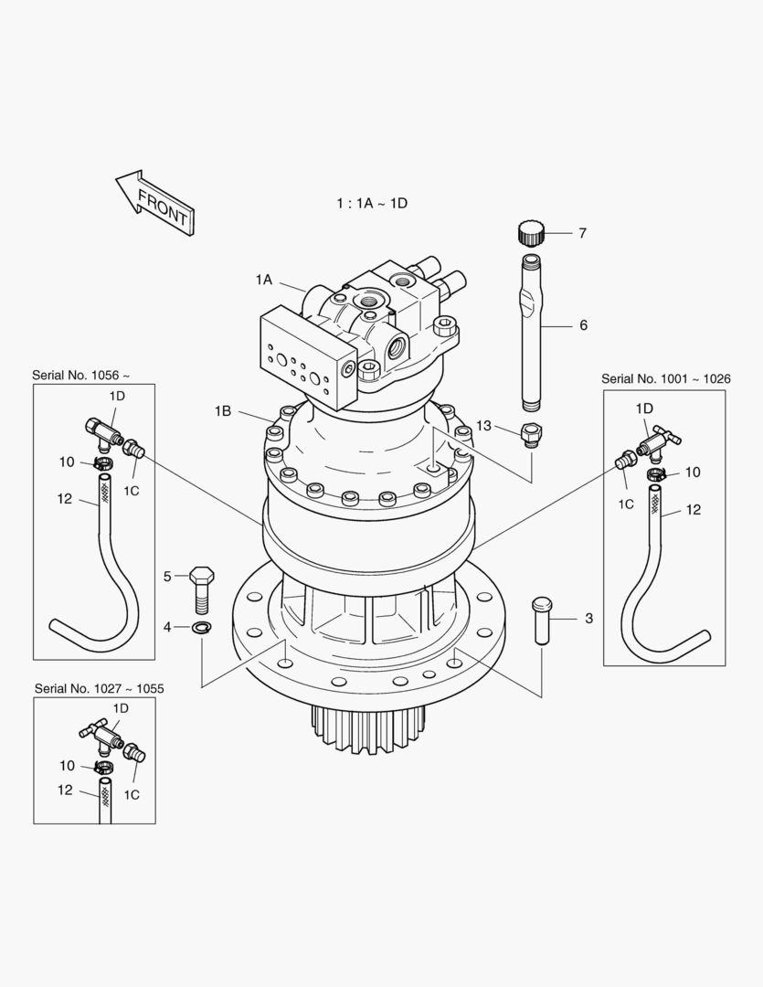 1191 SWING DEVICE ASS`Y [1010~]