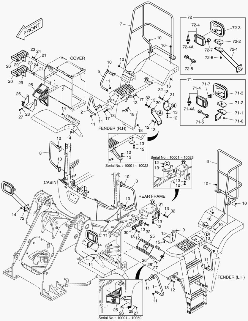 1590 FENDER & LADDER